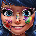 Ladybug Glittery Makeup