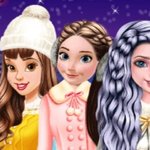 Princesses Go Ice Skating