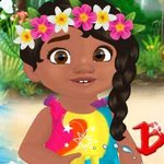 Baby Moana gets Tidy
