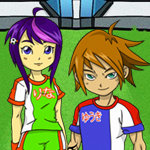 Yuki And Rina Football