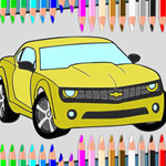 American Cars Coloring Book