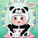 Happy Baby Bathing Time