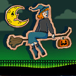 Halloween Witch Fly