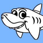 Shark Coloring Book