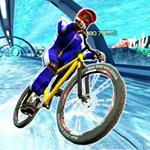 BMX Underwater Bicycle Stunts