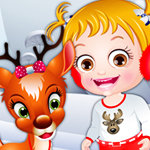 Baby Hazel Reindeer Surprise